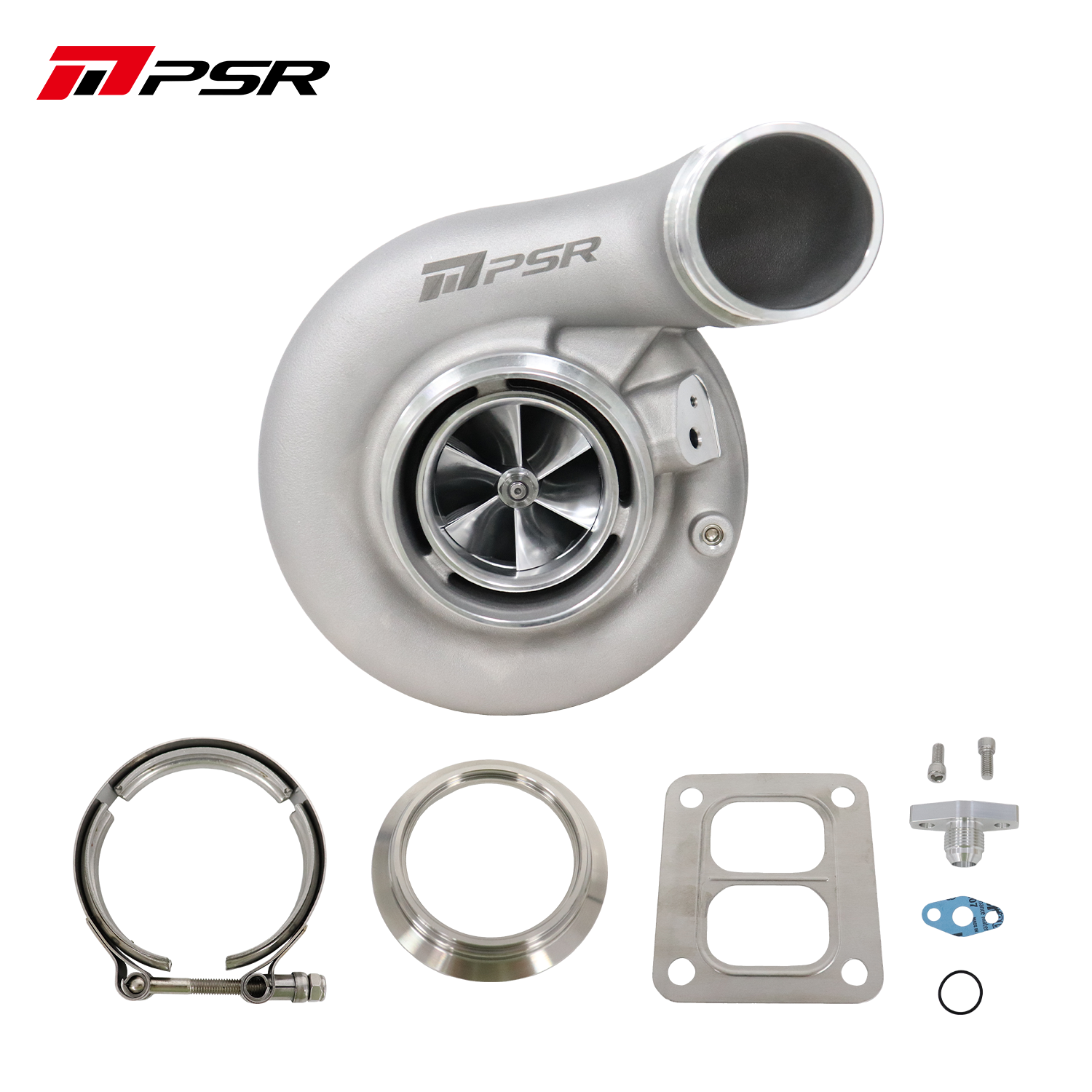 Pulsar Billet 363 366 369 Journal Bearing Turbo with 90° Elbow Outlet Compressor - Image 9